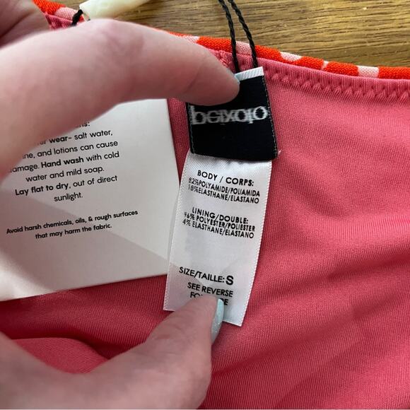 Peixoto Bella bikini bottoms dancing daisy red - Small - Picture 9 of 10